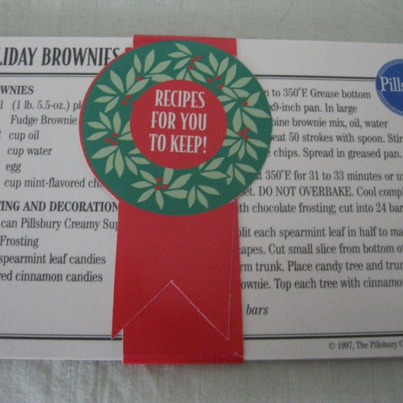 Pop-Up-Christmas Recipe Greetings Cards - Pillsbury Dough Boy - Pop N Fresh. 12 - Picture 2 of 6